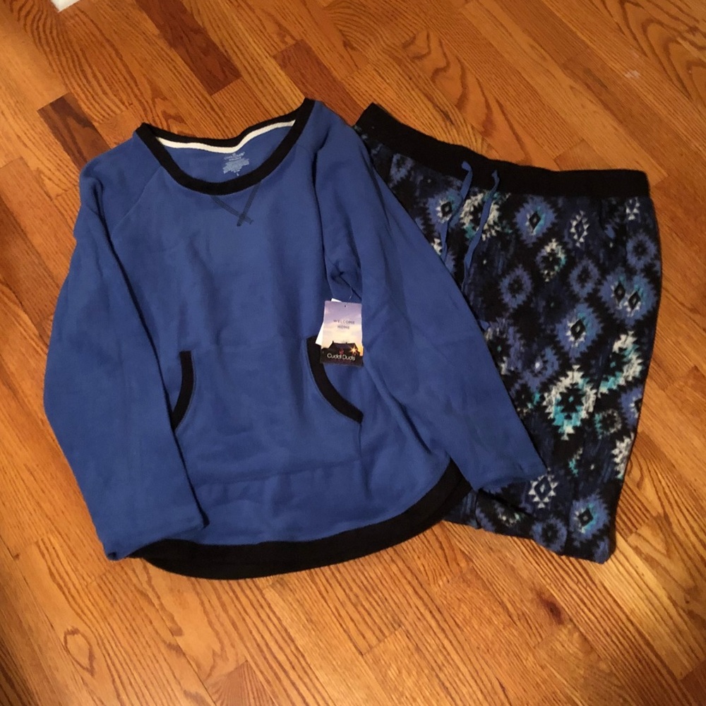 NWT cuddl duds fleece pajamas